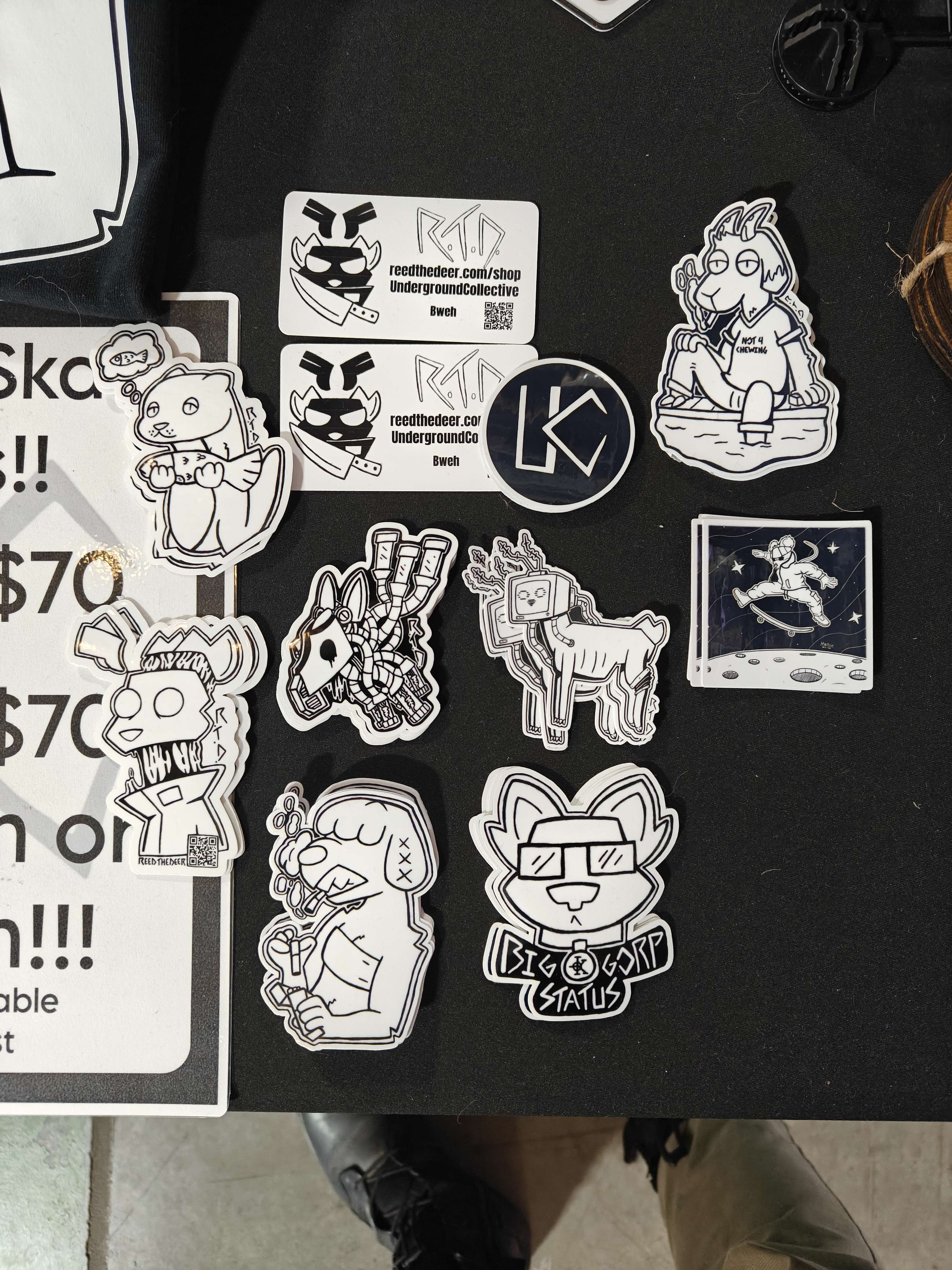 water-proof vinal stickers